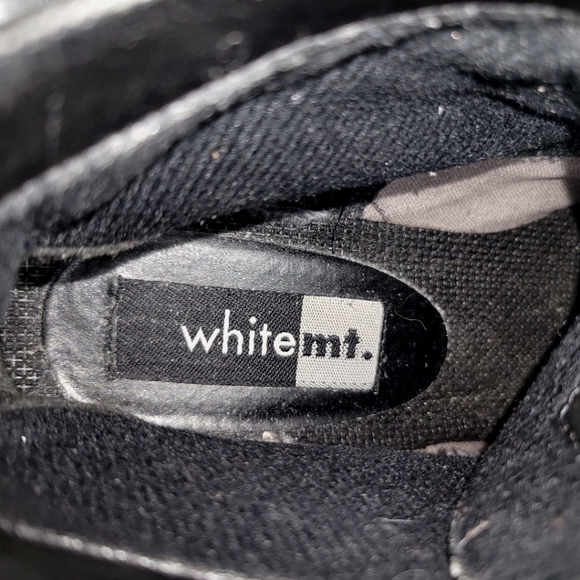 VINTAGE Y2K WHITE MOUNTAIN Lace Up Ankle Booties Black - Picture 13 of 15